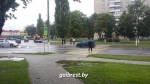 На пешеходном переходе в Пинске сбили пенсионерку и ее внучку 