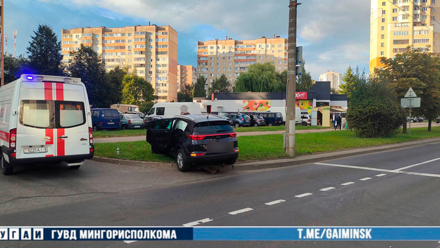7‑летняя пассажирка пострадала в ДТП на ул. Шаранговича в Минске