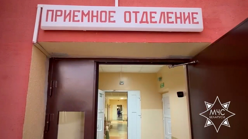 Система «Молния» зафиксировала пожар больнице Логойска