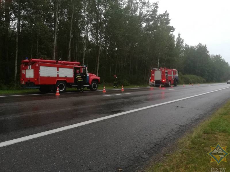 В Лепельском районе Mercedes вылетел в кювет и врезался в дерево-4