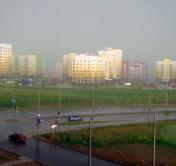 Град с перепелиное яйцо и упавшие деревья. На Гродно обрушилась непогода