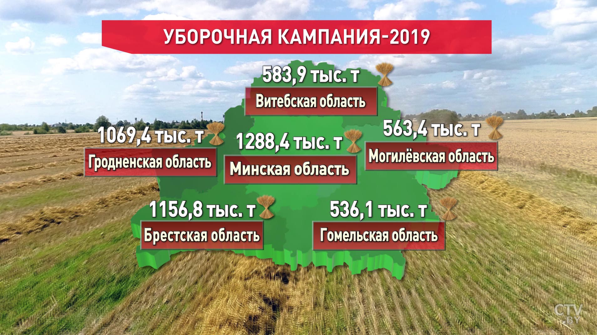  В Беларуси за 8 августа намолотили 30 тысяч тонн зерна -4