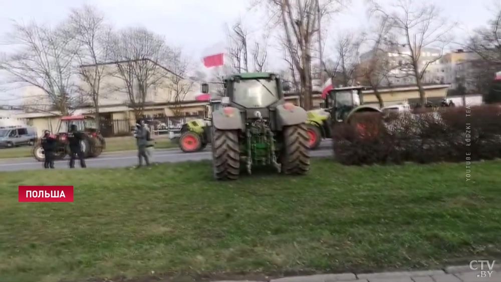 Пронесли гроб как символ гибели аграрного сектора. В Польше не утихают протесты фермеров-1