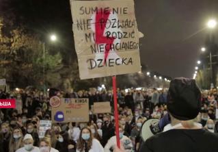 В Польше женщины-депутаты прервали заседание парламента, протестуя против запрета на аборты