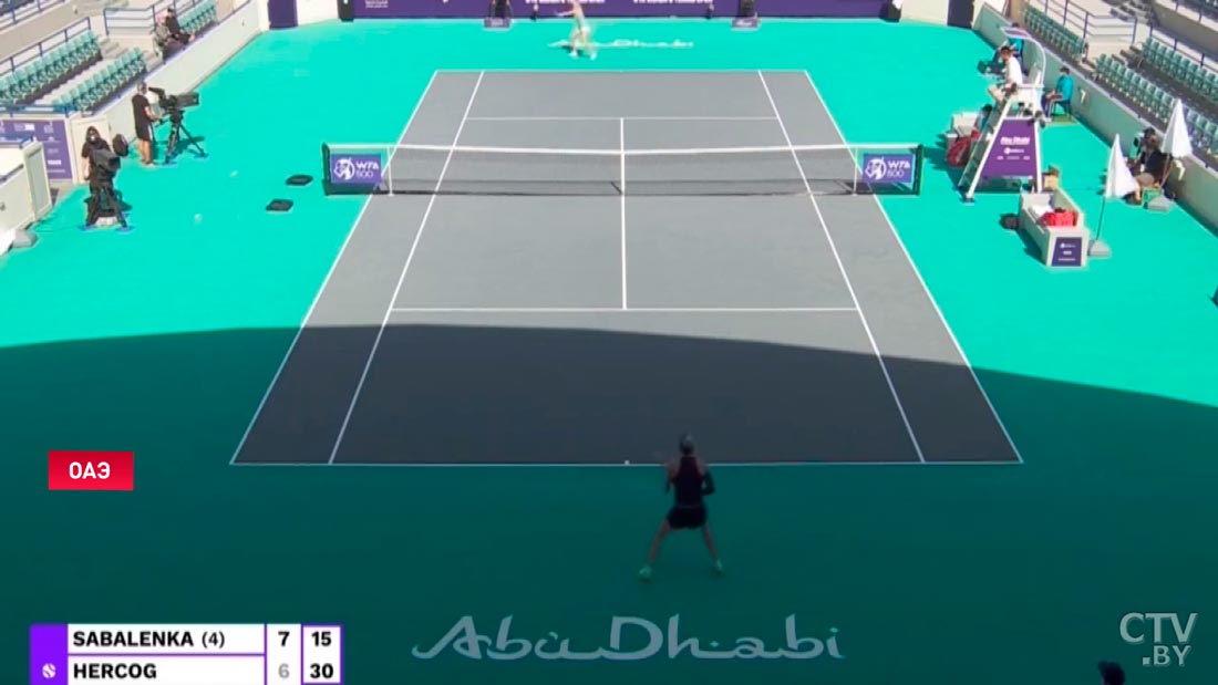 Александра Саснович и Арина Соболенко с побед стартовали на турнире WTA в Абу-Даби-1
