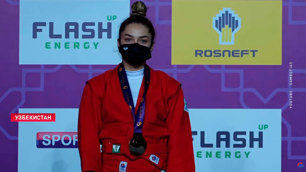 Анфиса Копаева завоевала золотую медаль на чемпионате мира по самбо в Узбекистане-1