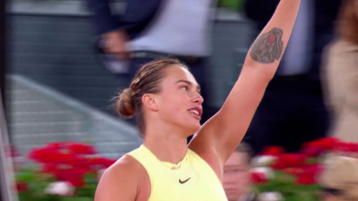 Соболенко обыграла американскую теннисистку и вышла 1/4 турнира в Мадриде Соболенко обыграла американскую теннисистку и вышла 1/4 турнира в Мадриде