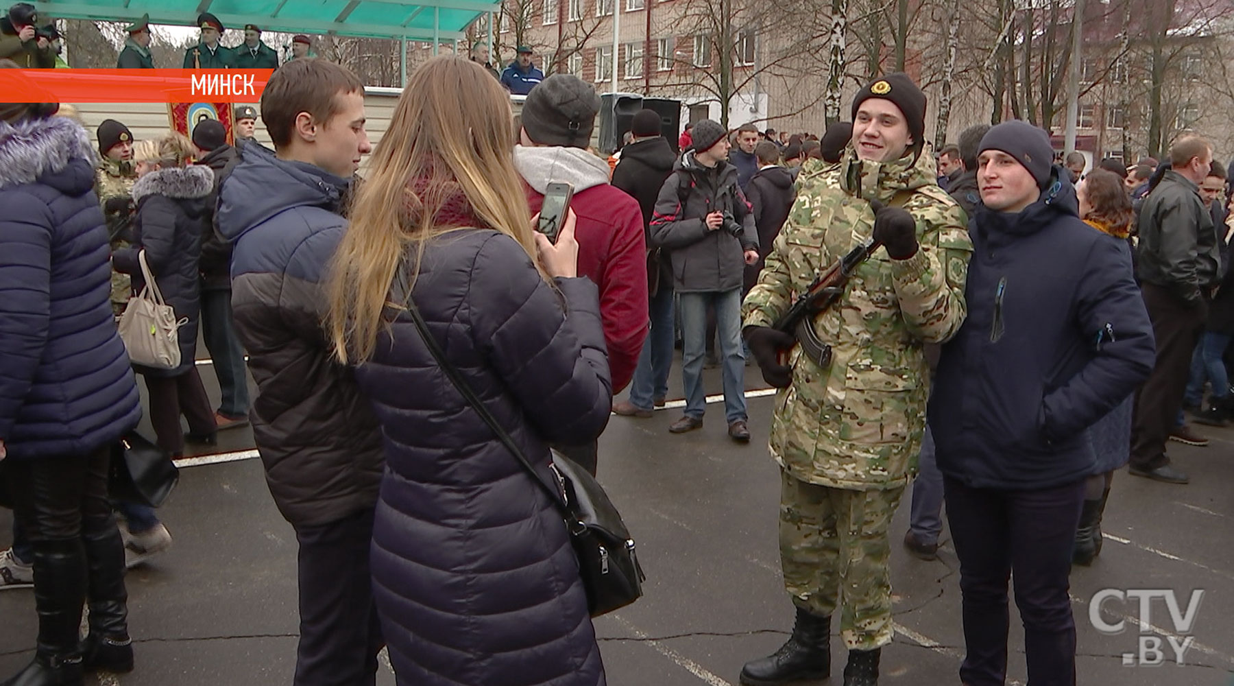  В Гродно прошёл военный парад, посвященный 100-летию Вооружённых Сил Беларуси -7