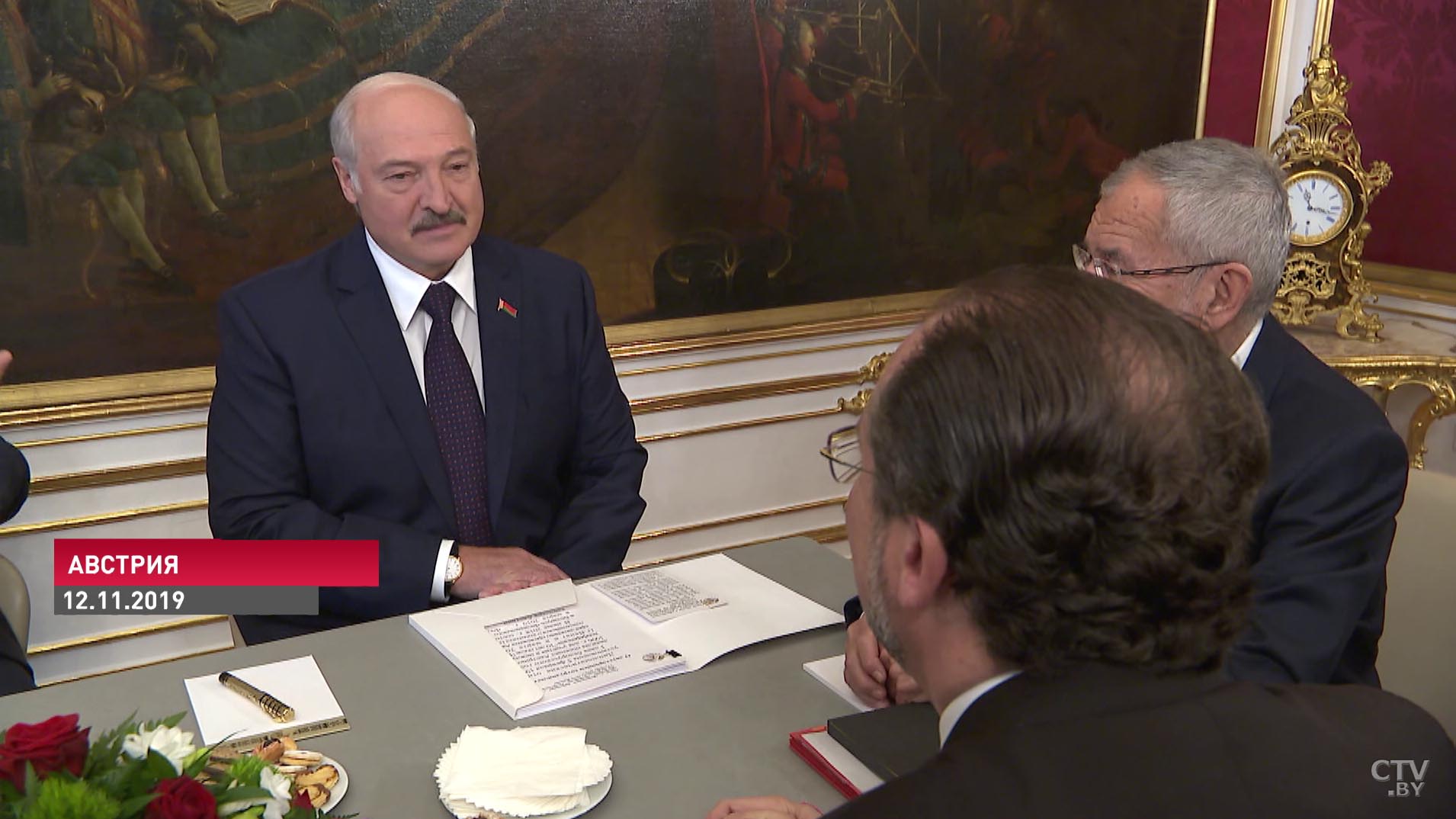 Александр Лукашенко поблагодарил австрийских лидеров за приём белорусской делегации в Вене-1