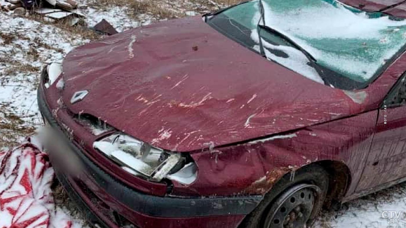 В Борисовском районе мужчина после застолья угнал автомобиль и попал в ДТП-1