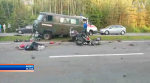 Авария на М1: водитель буксировал УАЗ и врезался  в колонну байкеров