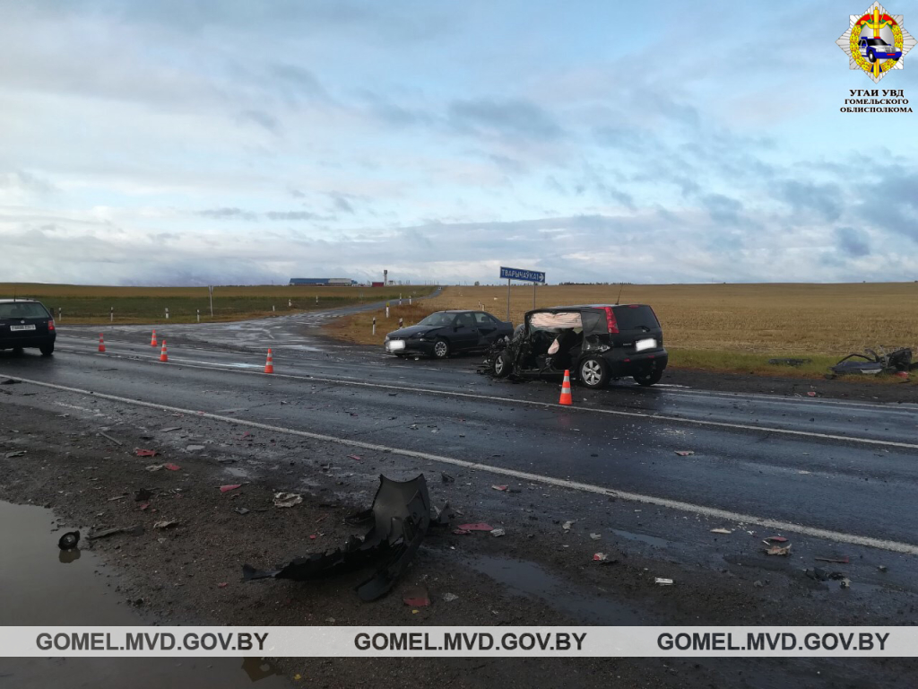 В крупном ДТП в Мозырском районе пострадали четыре человека-9