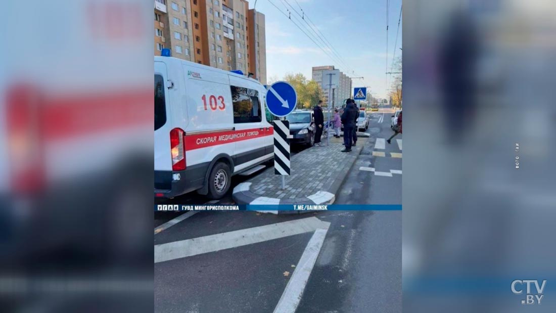 На Голодеда женщина с маленьким ребёнком попала под колёса автомобиля-1