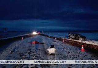 В Солигорском районе при столкновении Nissan и Mercedes-Benz погибла пассажирка 