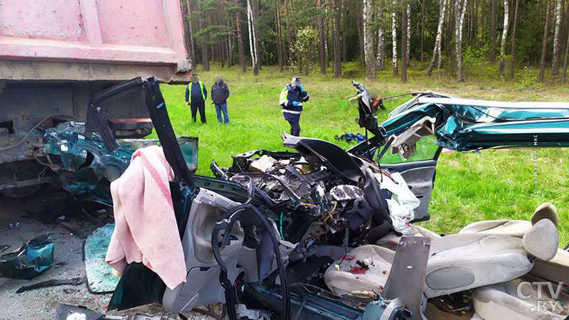 В крупной аварии в Пуховичском районе погибли 3 человека-3