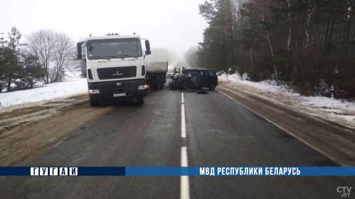 В Столбцовском районе МАЗ вылетел на встречку и столкнулся с Peugeot-1