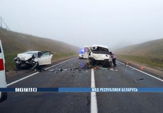 В Логойском районе в результате столкновения Skoda и Ford погибла женщина
