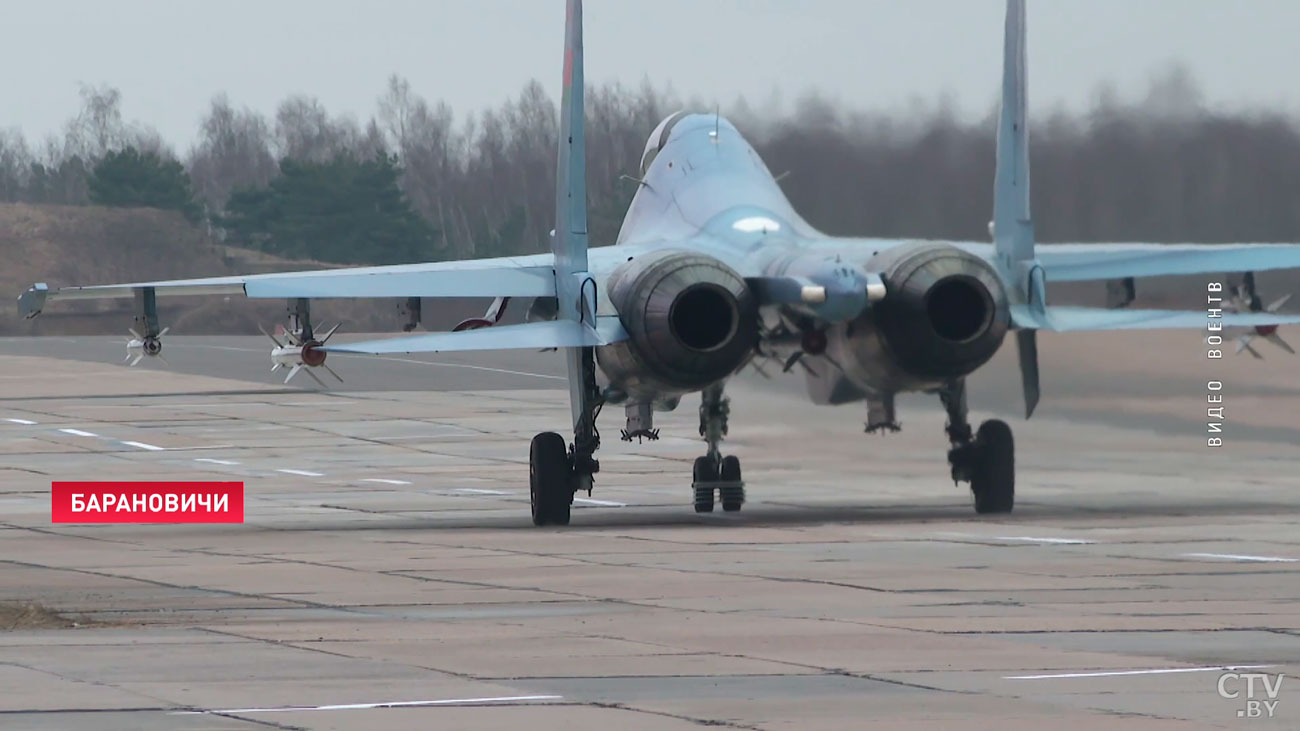 Авиационные подразделения России и Беларуси выполняют задачи в рамках учений-1