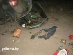 Под Пинском опрокинулся Renault: 18-летняя девушка-пассажир погибла