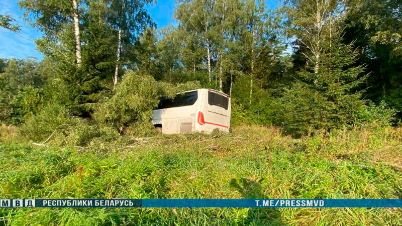 Двое россиян госпитализированы после ДТП в Минской области