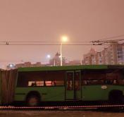 В Минске автобус влетел в столб: водитель госпитализирован