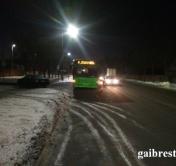 В Барановичах пассажирка маршрутного автобуса пострадала в ДТП с легковушкой