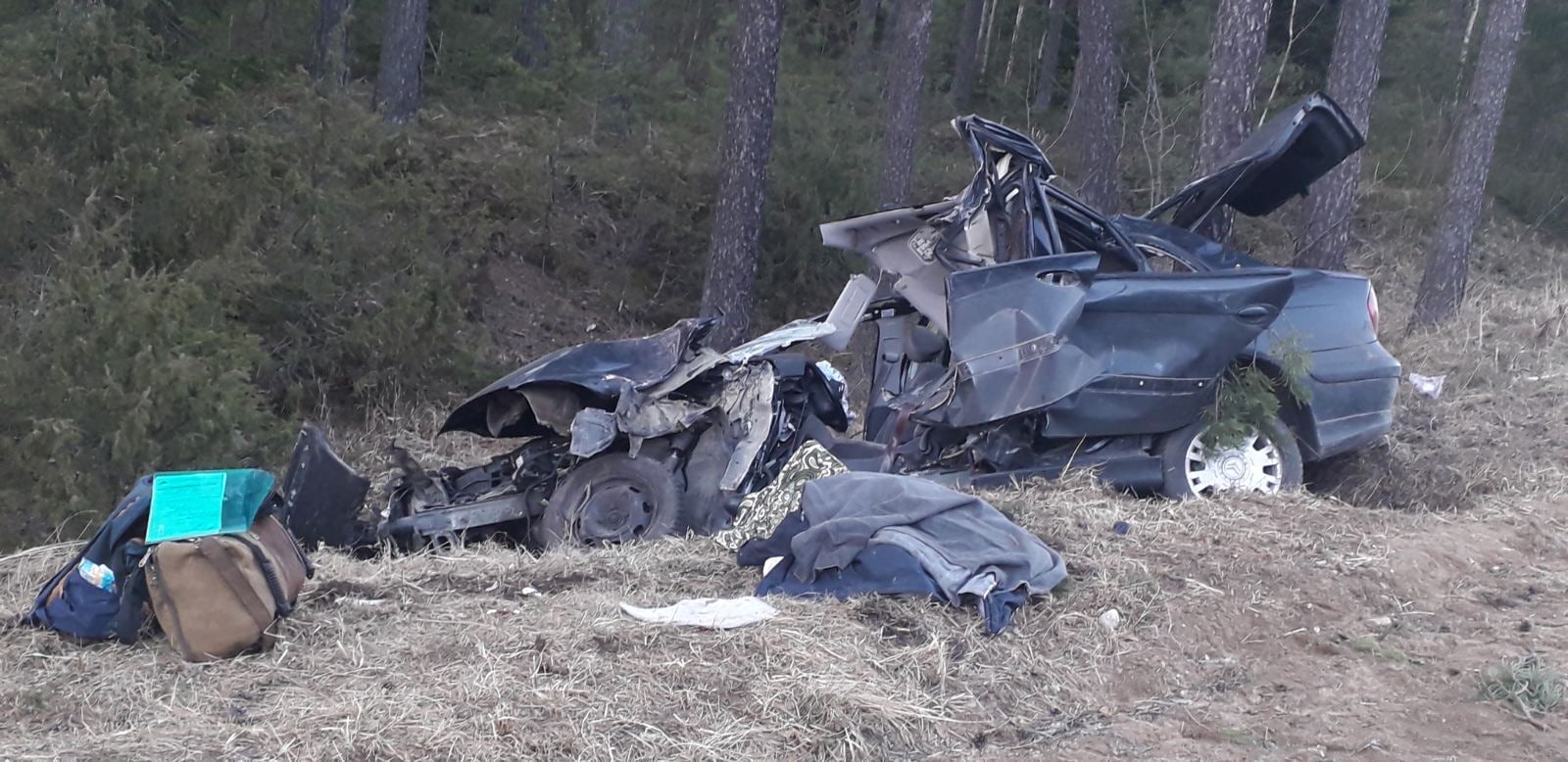 В Докшицком районе Citroen съехал в кювет, водитель погиб -1