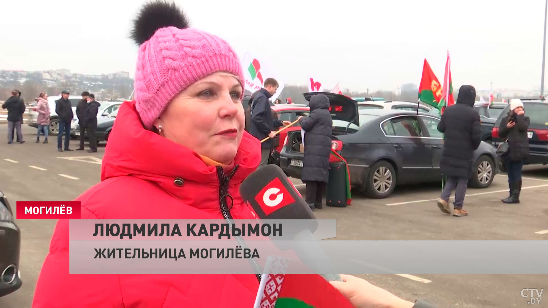 «Спасибо им за то, что защитили наш народ». В Могилёве в честь сотрудников милиции состоялся автопробег-4