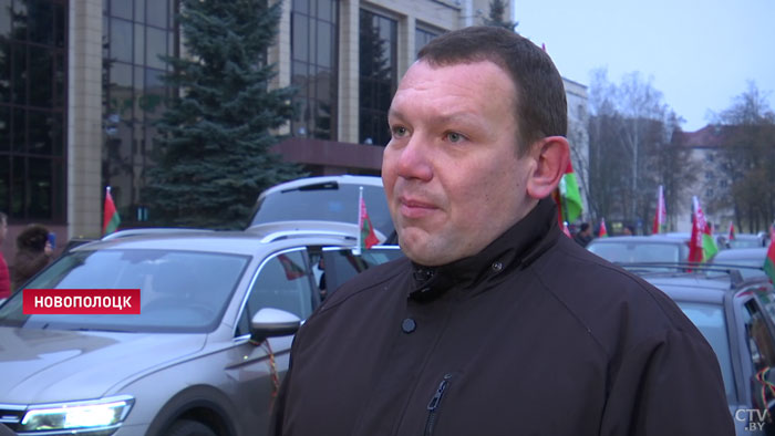 Чтобы поддержать страну – свободную, красивую, любимую. Автопробег «За единую Беларусь!» проходит в Витебской области-17