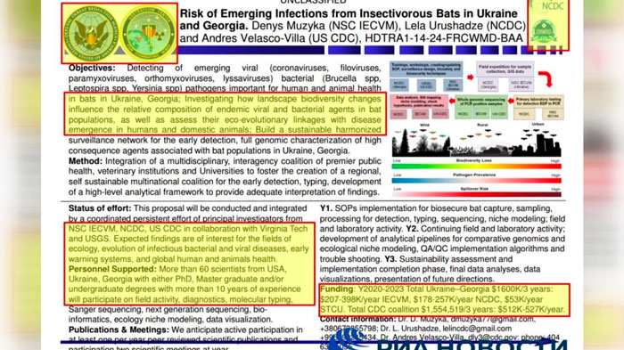 «Стали известны подробности проекта UP-4». Какие патогены американцы исследовали в лабораториях на территории Украины?-4