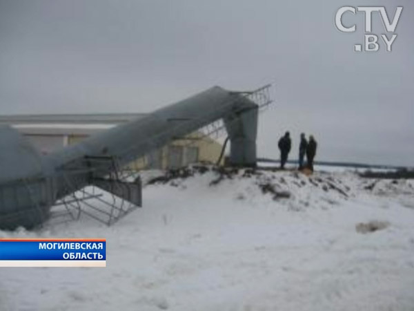 В Могилевском районе обрушилась водонапорная башня