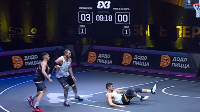 Bad Boys из Санкт-Петербурга обыграли белорусскую команду в баскетболе 3х3