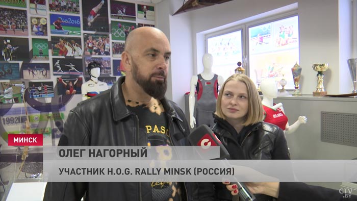 «Превосходная, чёткая организация». Участники мотопробега H.O.G. Rally Minsk посетили музей НОК Беларуси-7