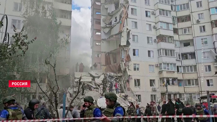 В Белгороде обрушился подъезд жилого дома – ВСУ атакуют гражданские объекты