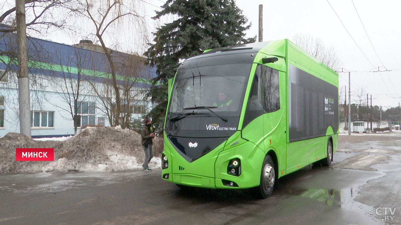 «Белкоммунмаш» показал свой первый грузовой электромобиль-1