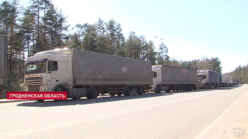 Литва не принимает грузовой транспорт из Беларуси из-за сбоя на границе-3