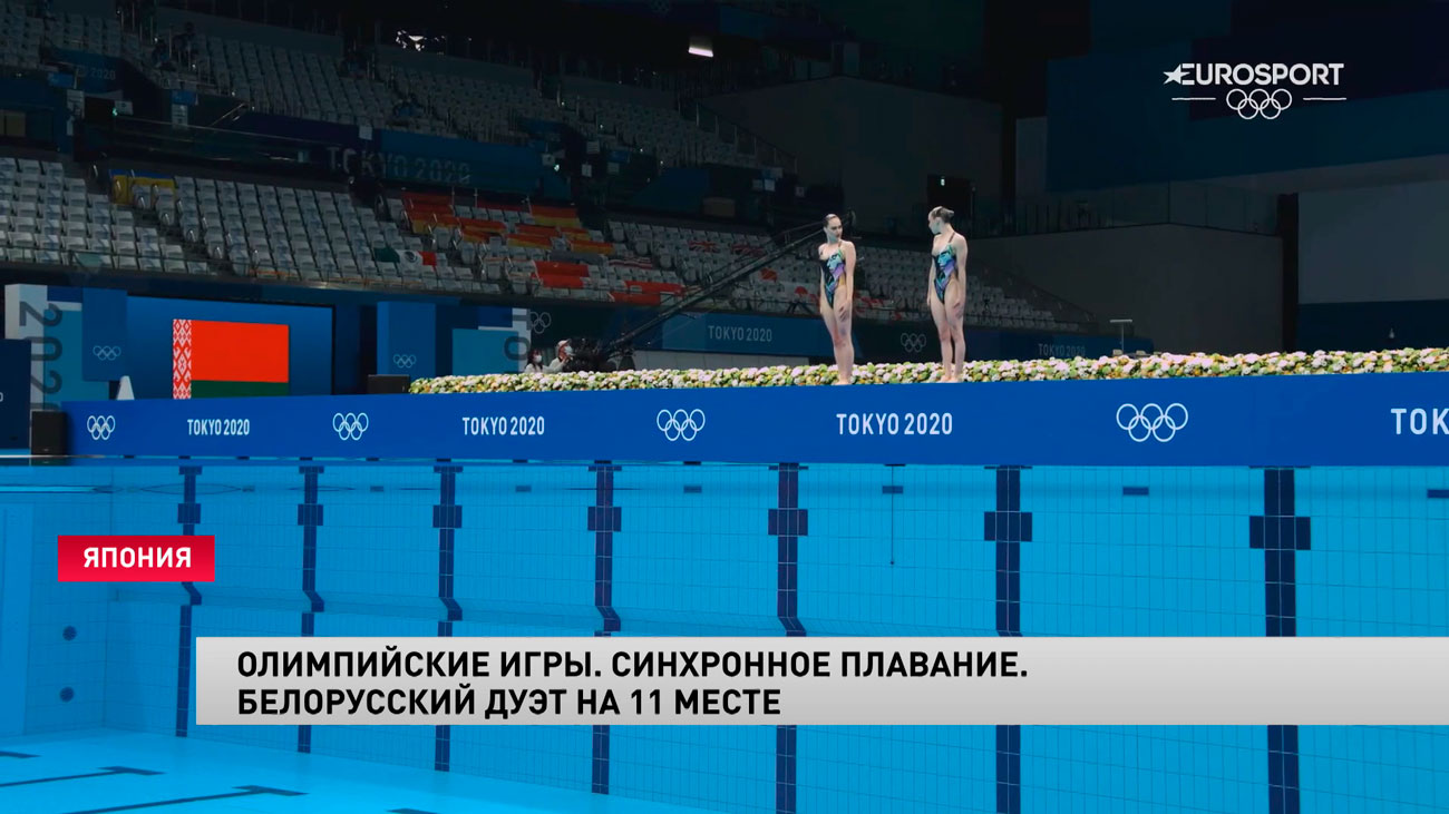 ​Белорусские синхронистки заняли 11-е место в финале дуэтов ОИ-2020-1