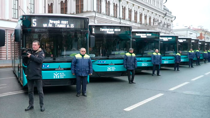 25 белорусских троллейбусов пополнили автопарк Казани