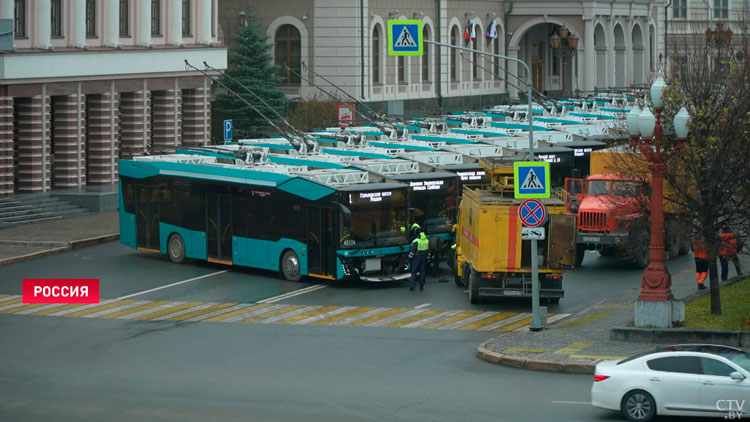 25 белорусских троллейбусов пополнили автопарк Казани-1