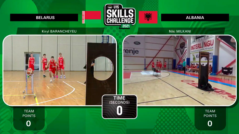 Белорусы победили на старте мирового финала конкурса баскетбольного мастерства FIBA-1