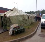 Открытие мобильного пресс-центра и военно-полевой бани. Главные события 17-го дня на белорусско-польской границе