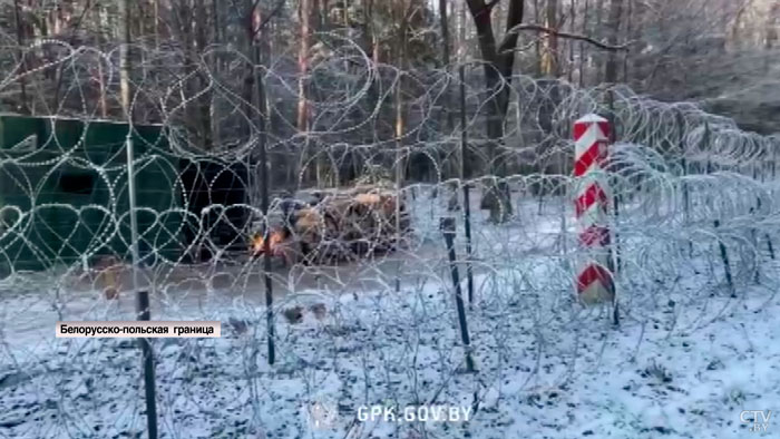 Поляки бросили на смерть очередного беженца. На границе обнаружили мужчину с переломом ноги и обморожением-4