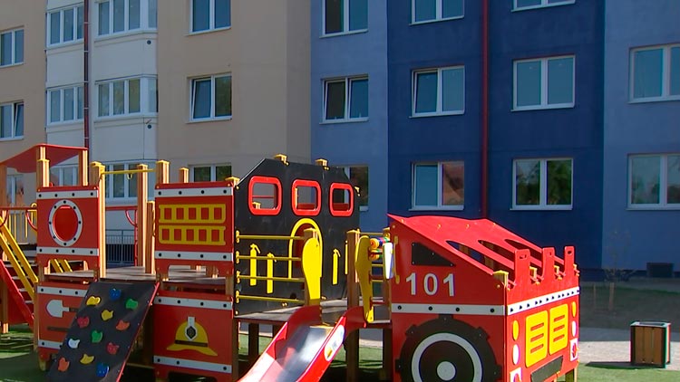 Безопасность превыше всего. Новая площадка в стиле МЧС появилась в агрогородке Блонь