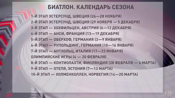 Стало известно, где пройдут первые старты Кубка мира по биатлону-4