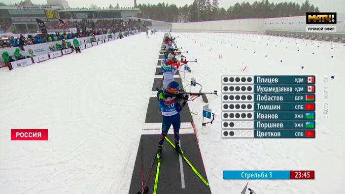 Чемпионат России по биатлону. Результаты белорусов в женской эстафете и мужском масс-старте-7