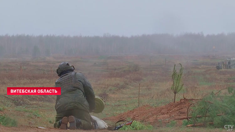 Более 5 тысяч военнообязанных осуществляют боевое слаживание на полигоне в Витебской области-1