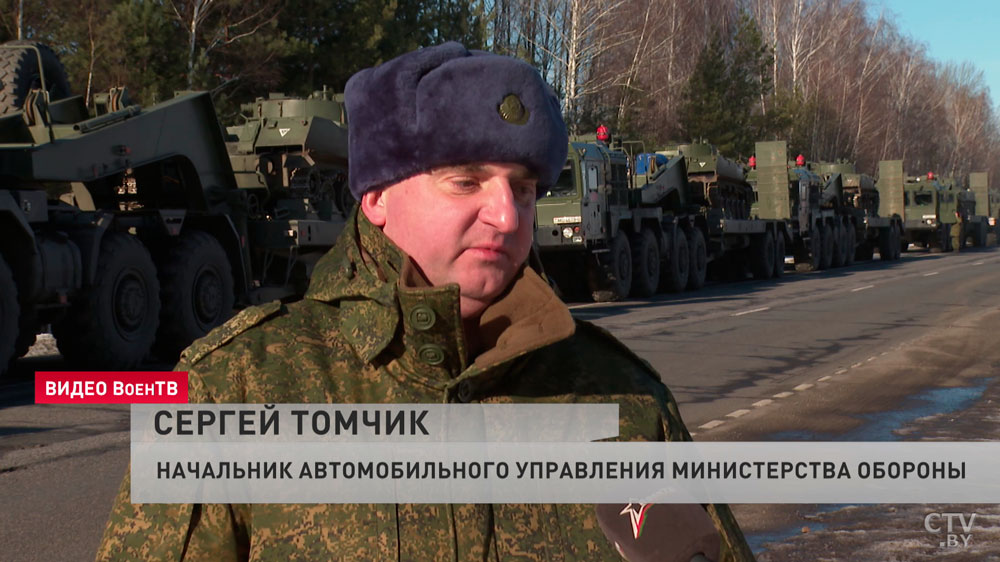 Более 300 единиц техники военные передислоцировали с Осиповичского полигона под Гомель -1