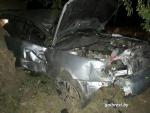 Под Брестом Audi снесла забор и врезалась в дерево. Водитель в реанимации 