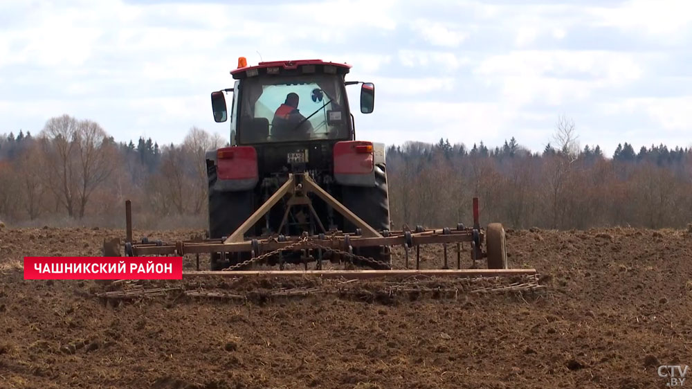Администрация Президента держит на контроле темпы посевной. В Быхове Игорю Сергеенко доложили о положении дел аграрии-7