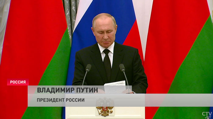 Владимир Путин: цена для Беларуси на российский природный газ на 2022 год сохранится на уровне текущего года-1